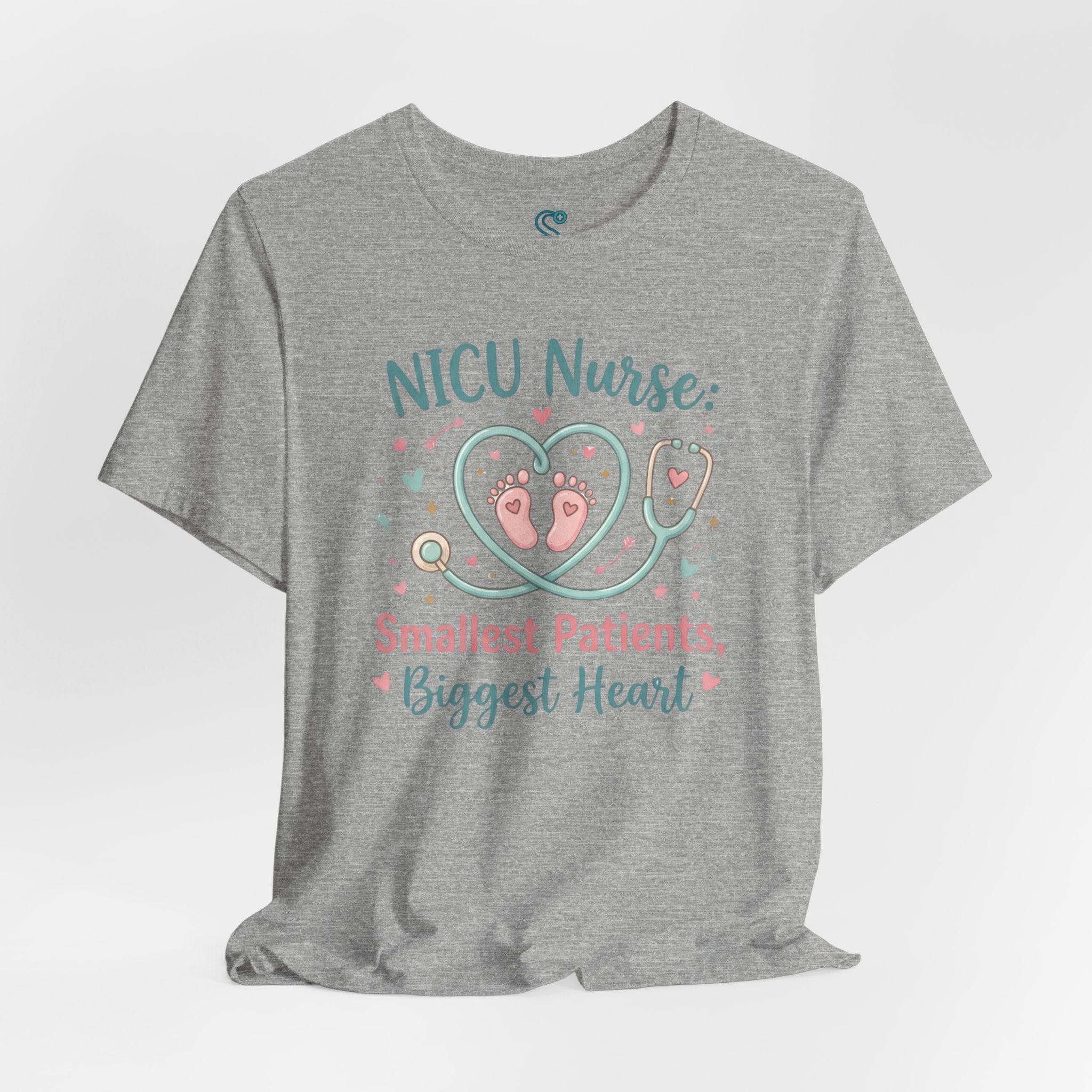 NICU Nurse T-Shirt — Smallest Patients Biggest Heart