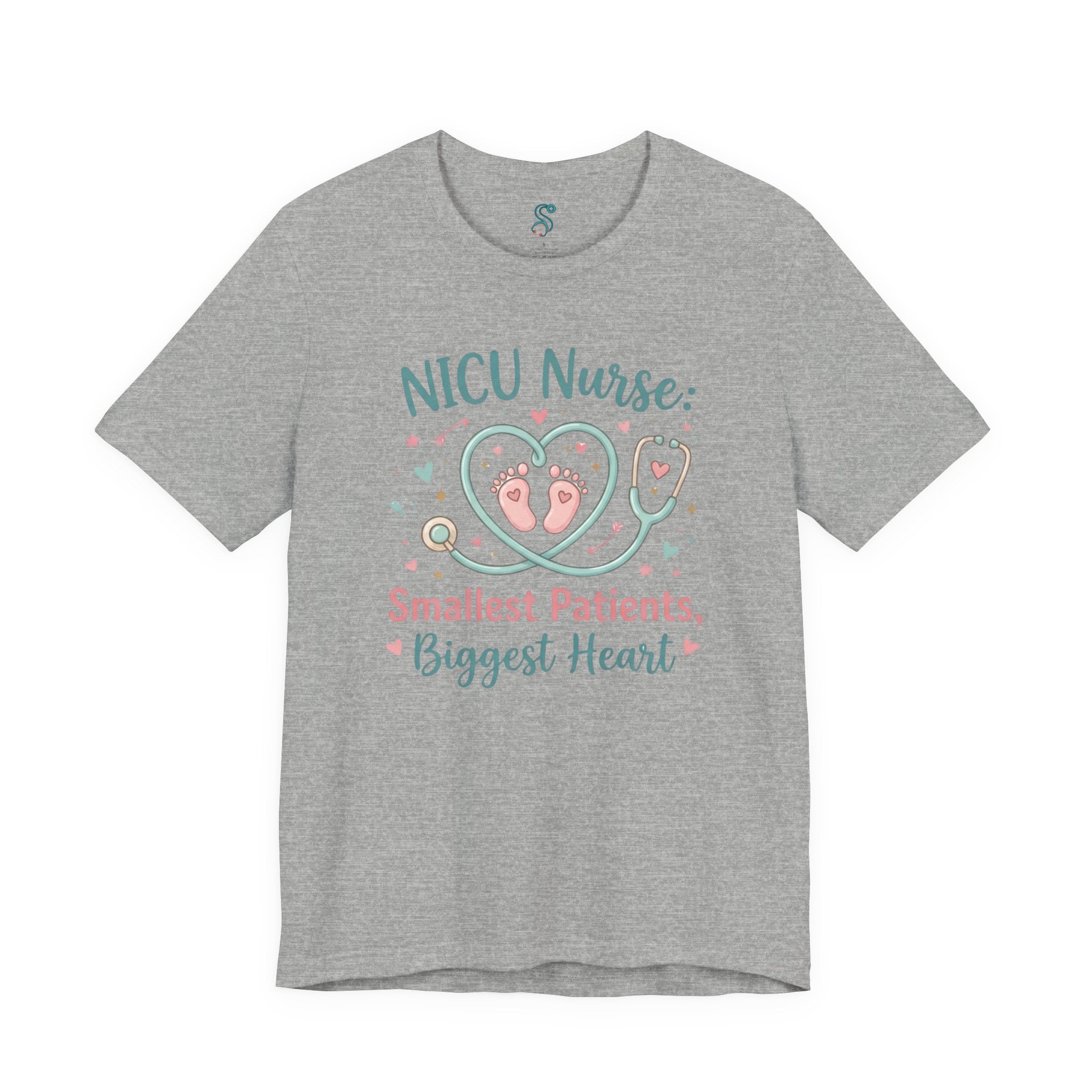 NICU Nurse T-Shirt — Smallest Patients Biggest Heart