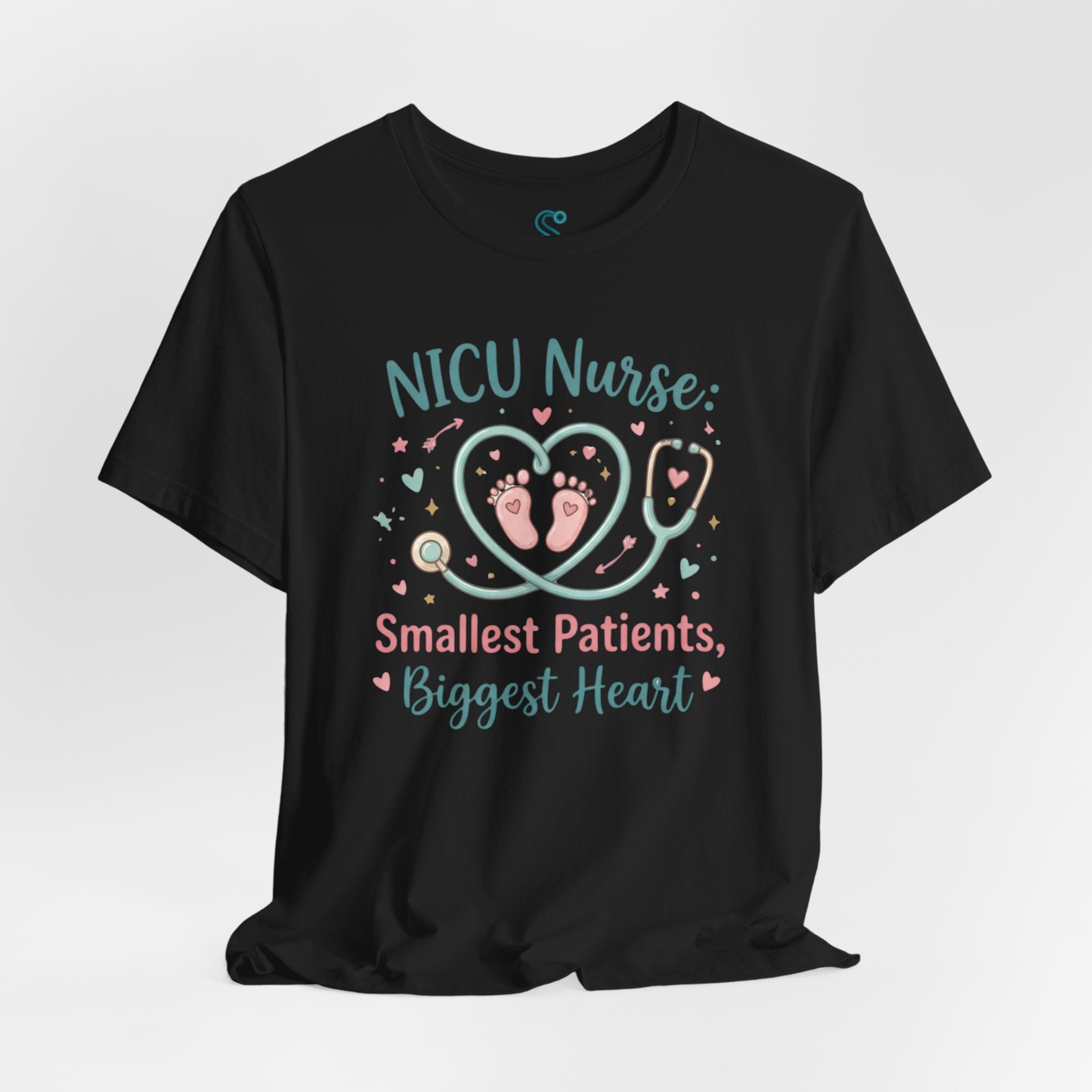 NICU Nurse T-Shirt — Smallest Patients Biggest Heart
