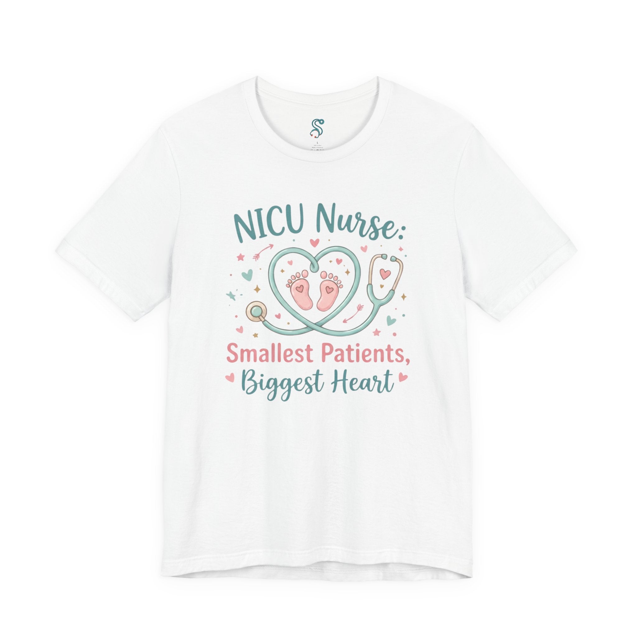 NICU Nurse T-Shirt — Smallest Patients Biggest Heart
