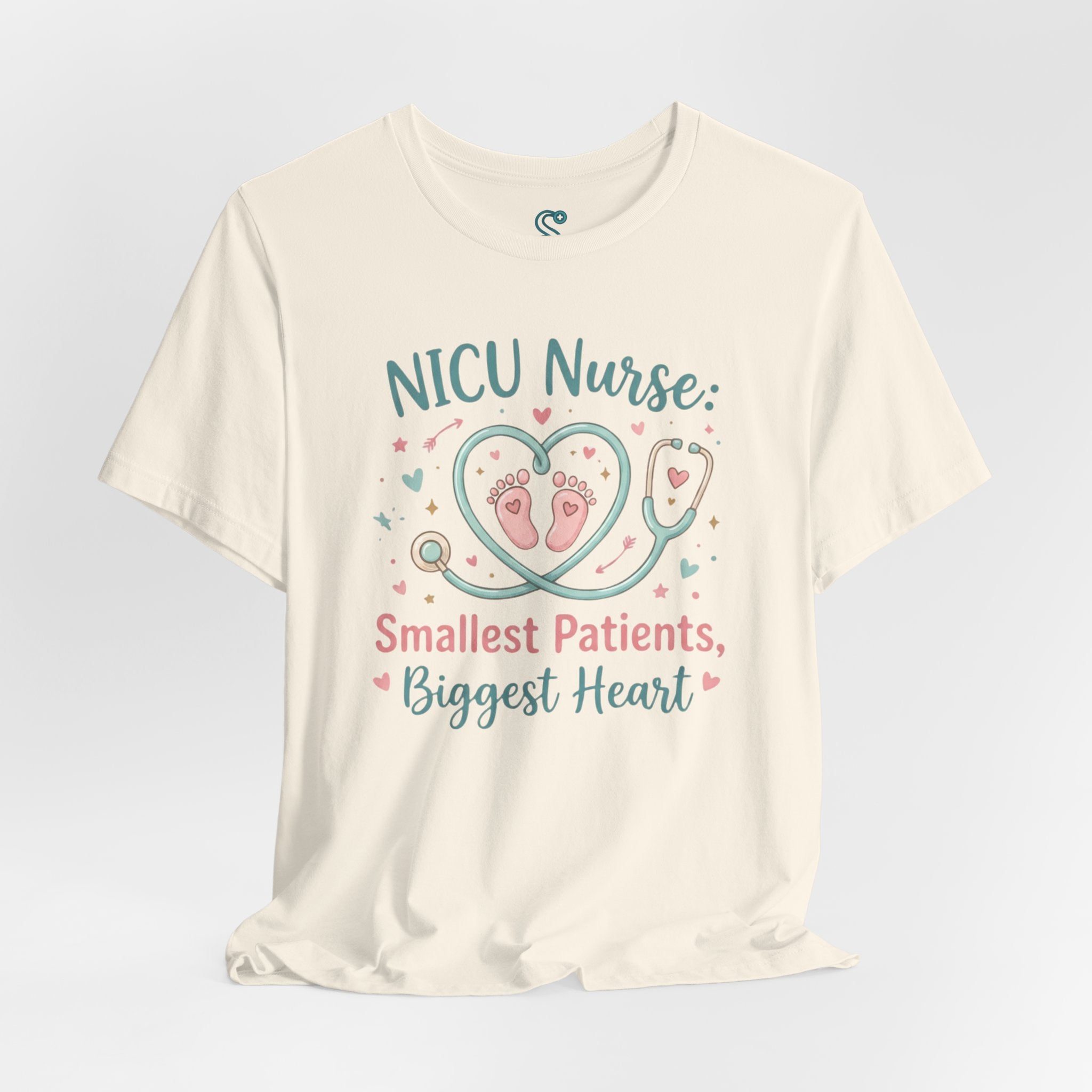 NICU Nurse T-Shirt — Smallest Patients Biggest Heart
