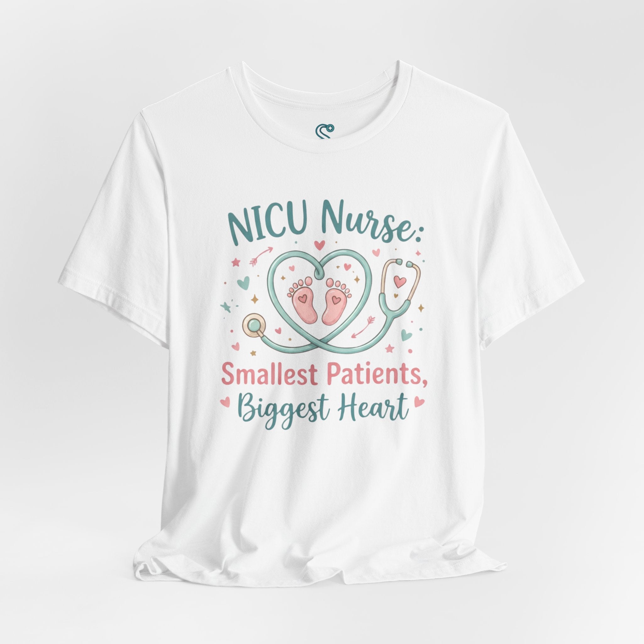NICU Nurse T-Shirt — Smallest Patients Biggest Heart