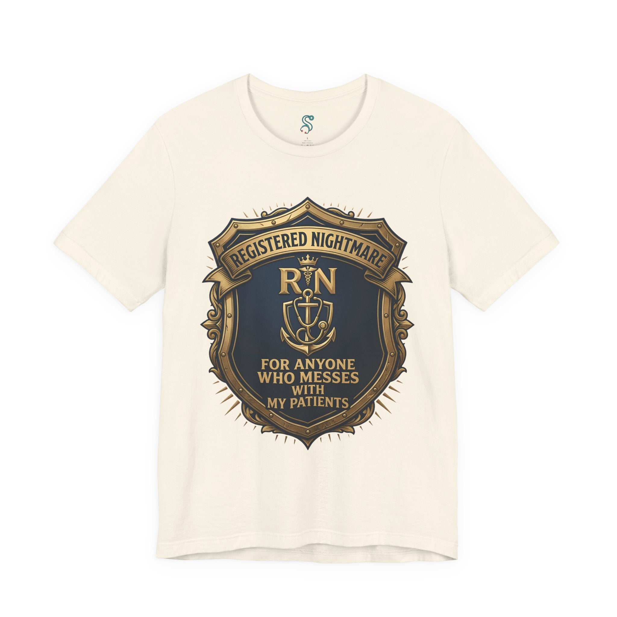 RN T-Shirt — Registered Nightmare for Anyone Who Messes With My Patients