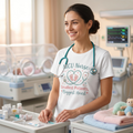 NICU Nurse T-Shirt — Smallest Patients Biggest Heart